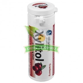 Miradent Xylitol Chewing Gum Cranberry - . .   , 30 / 30 