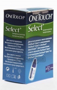 OneTouch Select контрольный раствор для глюкометра