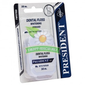 President  Dental Floss Whitening  50 